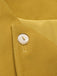 Manteau court jaune à boutons unis des années 1950