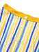 [Pré-vente] 2PCS combishort et jupe rayées jaune blanc bleu des années 1950
