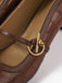 Chaussures rétro en cuir à bride cou-de-pied