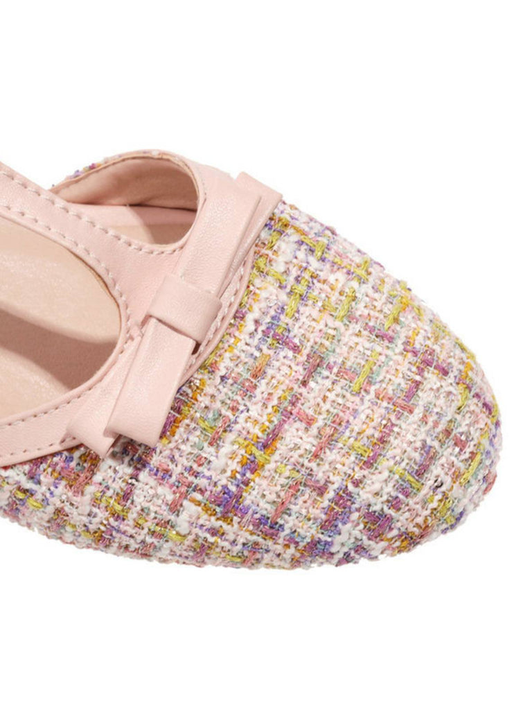 Chaussures à talons Mary Jane à boucle en laine