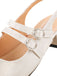 Chaussures Mary Janes Vintage Sangles doubles Solides