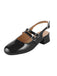 Chaussures Mary Janes Vintage Sangles doubles Solides