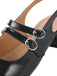 Chaussures Mary Janes Vintage Sangles doubles Solides
