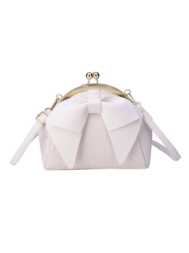 Sac à bandoulière texturé tissé à nœud