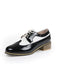 Chaussures Brogue en cuir PU à bout rond