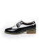 Chaussures Brogue en cuir PU à bout rond