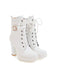 Bottes Martin en cuir à talons hauts et épais