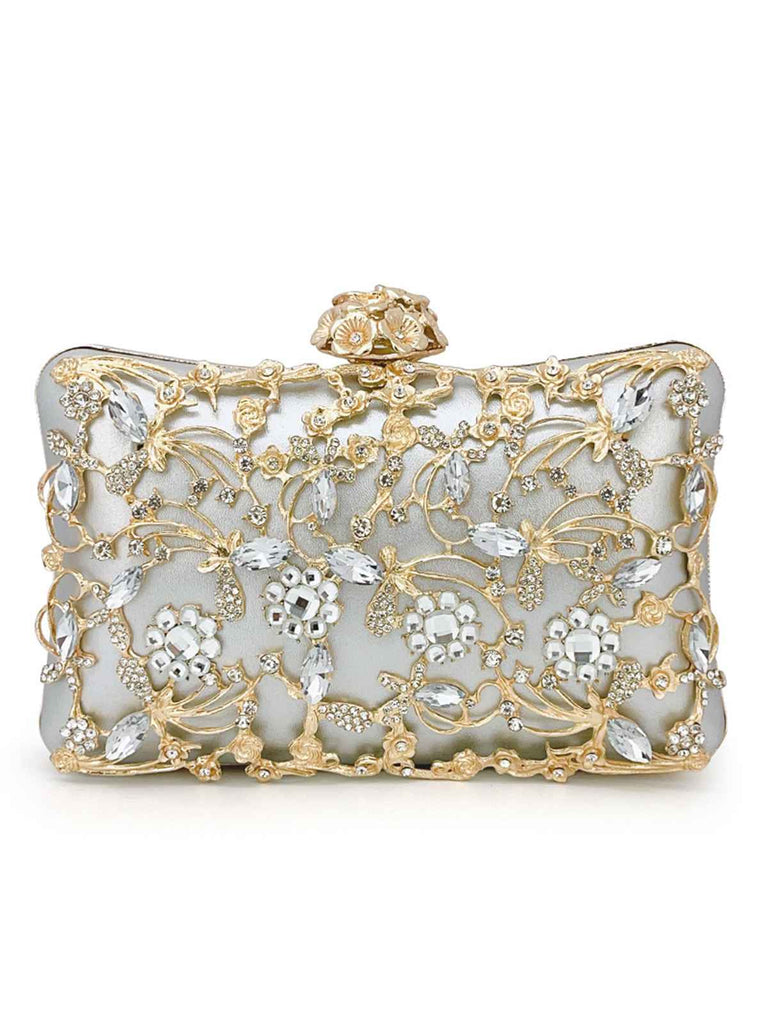 Sac de fête vintage à paillettes de diamant