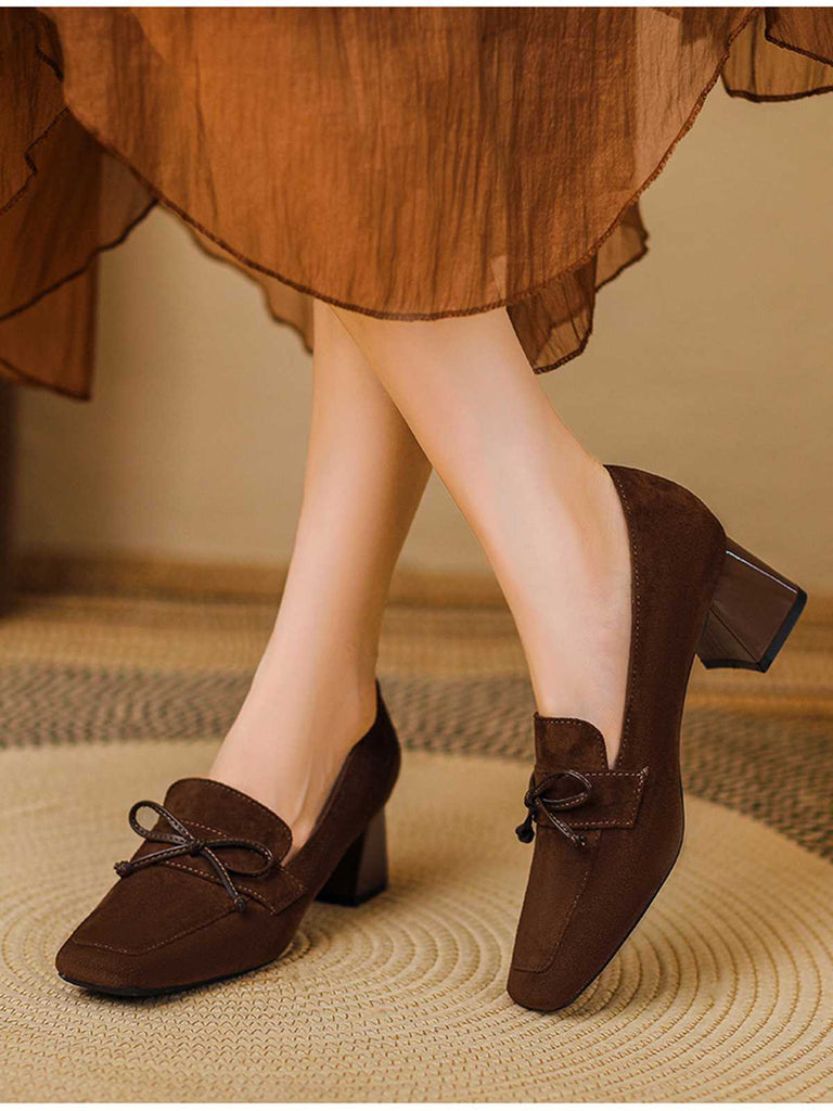 Chaussure bout carré deals