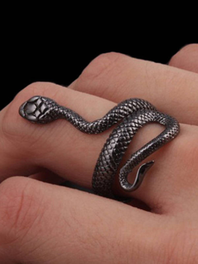 Bague Alliage Serpent Cuivre Rétro