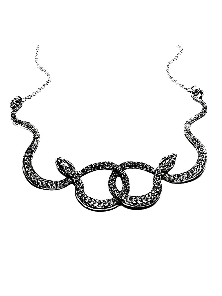 Collier Halloween Double Serpents