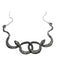 Collier Halloween Double Serpents