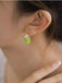 Boucles d’oreilles mignonnes en raisin vert clair
