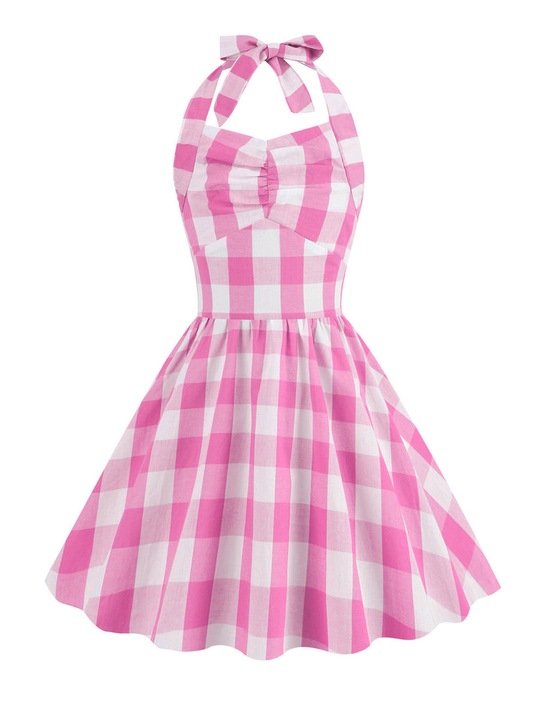 Robe trapèze pin-up licous à carreaux des années 1950 Enfants