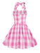 Robe trapèze pin-up licous à carreaux des années 1950 Enfants