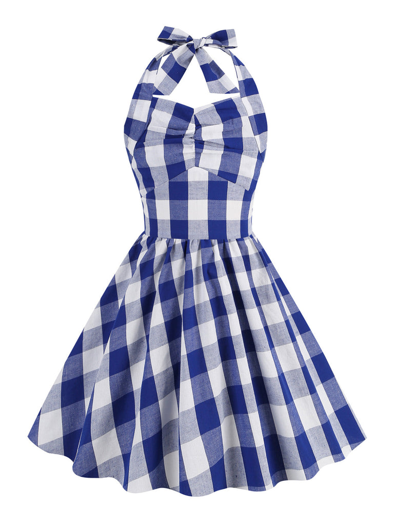 Robe trapèze pin-up licous à carreaux des années 1950 Enfants