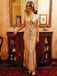 Robe Charleston Vintage Année 20 Gatsby Maxi à Paillettes Déco Nœud Papillon