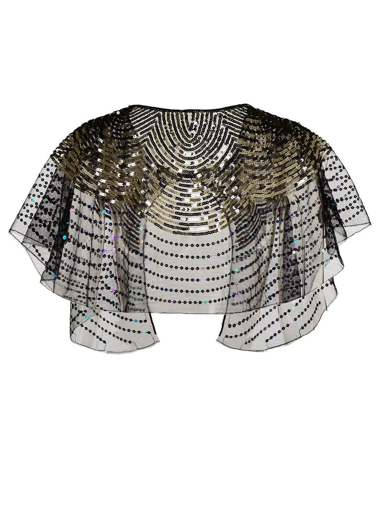 Châle Années 20 de Châle de Mariée en Sequins