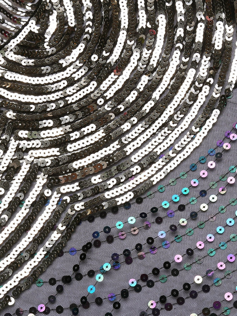 Châle Années 20 de Châle de Mariée en Sequins
