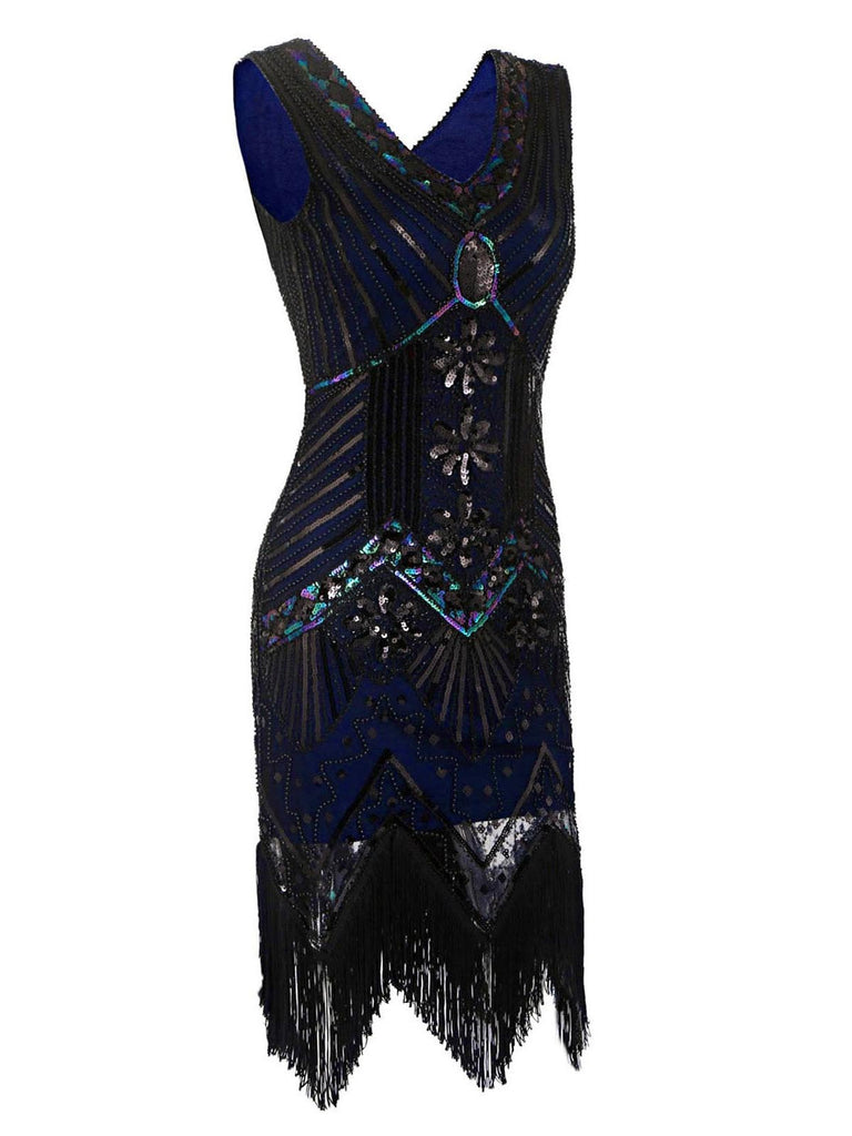 Robe Année 20 à Paillettes Grande Taille