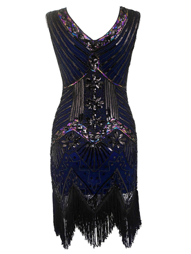 Robe Année 20 à Paillettes Grande Taille