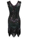 Robe Charleston Vintage Année 20 Gatsby à Paillettes Grande Taille Chic