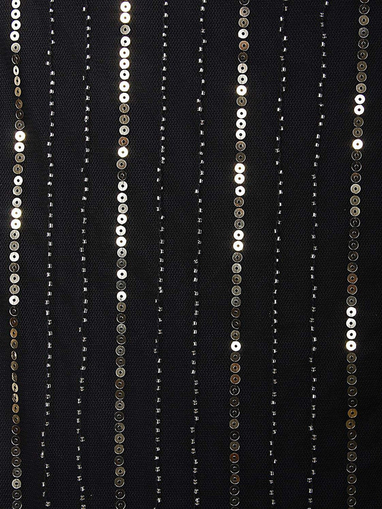 Robe Charleston Vintage Années 20 Gatsby à Sequins et Perles Soirée Cocktail