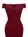 Robe de Soirée Glamour Sirène Vintage Année 50 Épaule Nue Chic et Classe