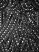 [Produits en Liquidation] Robe Charleston Noir Vintage Année 20 Gatsby Imprimer Perlée Frangé