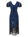 [Produits en Liquidation] Robe Charleston Vintage Année 20 Gatsby Flapper Perlées Frangées Chic