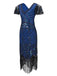 [Produits en Liquidation] Robe Charleston Vintage Année 20 Gatsby Flapper Perlées Frangées Chic