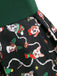Robe Vintage Année 50 Vintage Patchwork Imprimée Chien Mignon