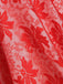 Robe Rouge Pour Noël Années 50 Vintage Patchwork Manches Longues