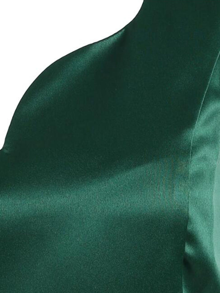 [Prévente] Robe trapèze Hi-Lo vert foncé des années 1950