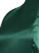 Robe trapèze Hi-Lo vert foncé des années 1950