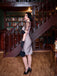 Robe Crayon Maille Pois Rose Années 1960