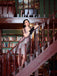 Robe Crayon Maille Pois Rose Années 1960