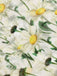 Jupe Blanc Années 50 à Fleurs