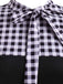 Robe Rockabilly Vintage Année 50 Boutonnée à Carreaux Pin Up