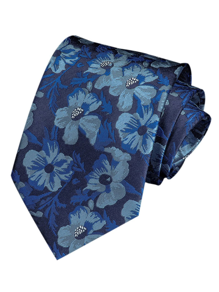 Cravate Rétro Pour Homme à Fleurs Aquarelle
