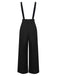 2PCS Chemisier à nouer Candy et pantalon à bretelles noir