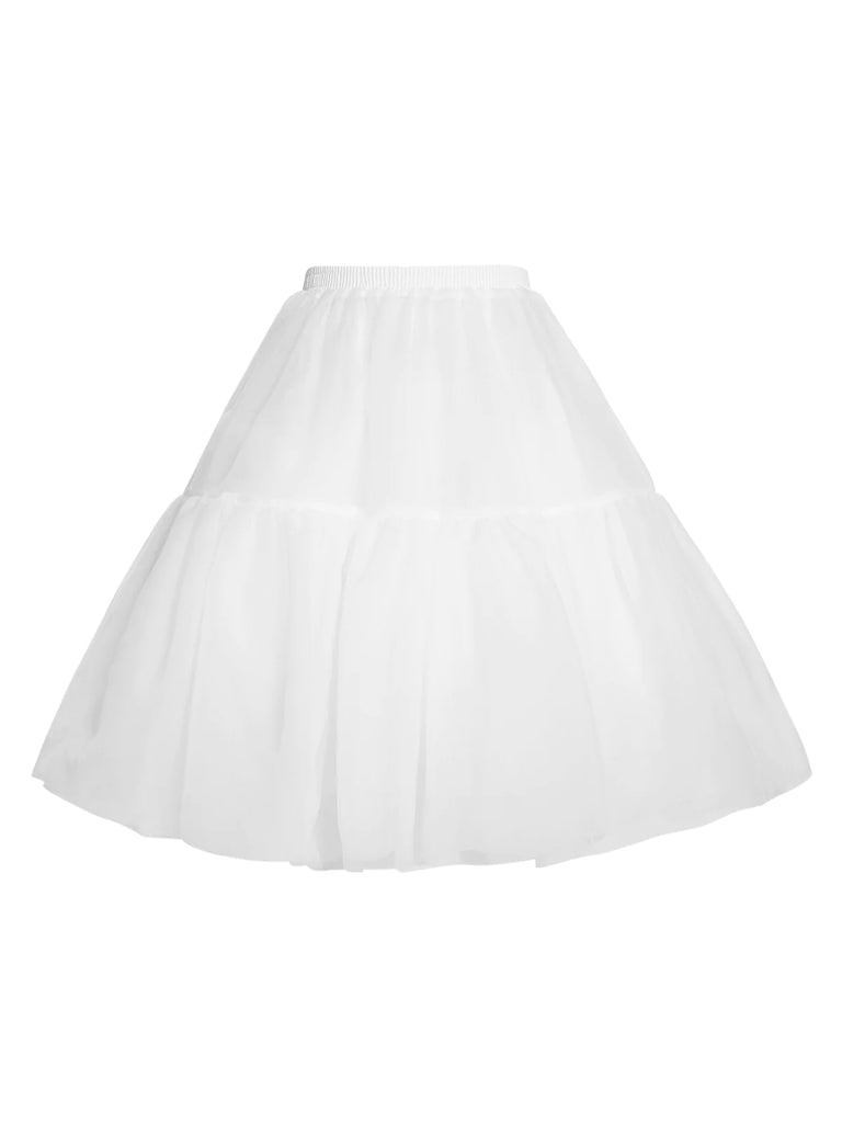 Jupon en mousseline de soie A Line des annees 1950 Retro Stage France