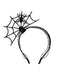 Bandeau d'Halloween Noir Toile d'Araignée Solide