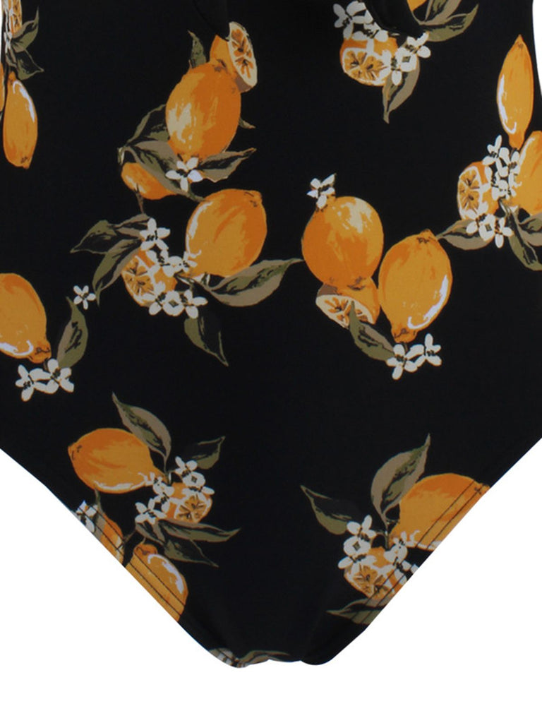 Maillot de Bain Florale Une-pièce pour Femmes