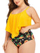 Maillot de Bain Grande Taille Tournesols