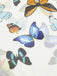 Maillot de Bain Une Pièce à Bretelles Papillons et Jupe Couvrante