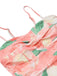 Maillot de bain une pièce pêche années 1950 rose