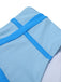 Maillot de bain bleu années 50 patchwork boutonné à bretelles