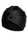 Bonnet de bain enveloppant plissé rétro uni