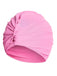 Bonnet de bain enveloppant plissé rétro uni